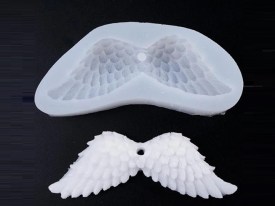 Molde silicona alas doble